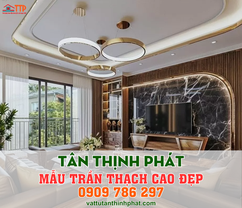 các mẫu trần thạch cao đẹp 2026