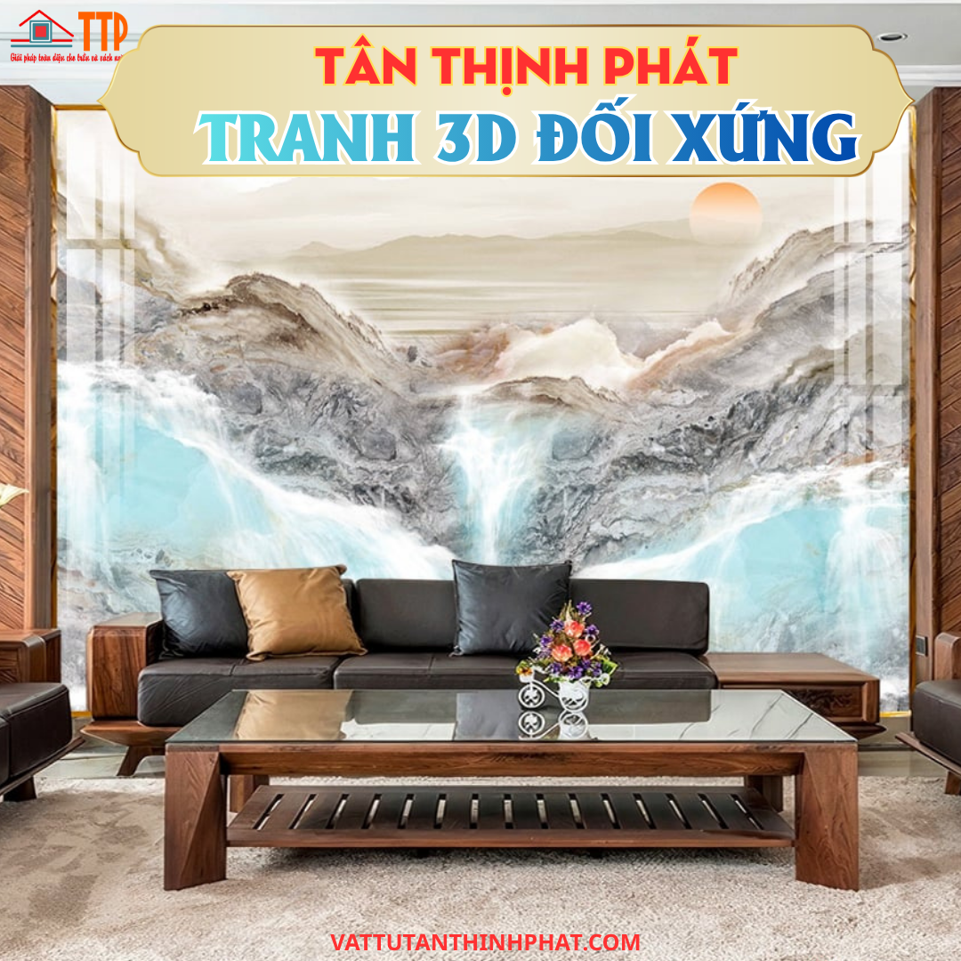 tranh 3D PVC trang trí tường tại Bà Rịa – Vũng Tàu