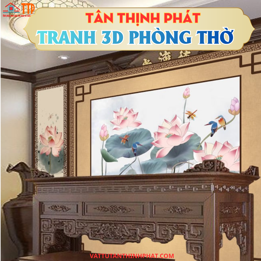 tranh 3D PVC trang trí tường tại Bà Rịa – Vũng Tàu