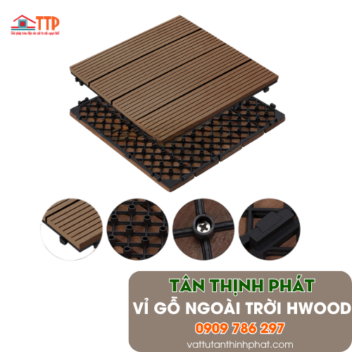 Vỉ Gỗ Ngoài Trời Hwood – Vật Liệu Lót Sàn Thông Minh, Tiện Dụng 2026