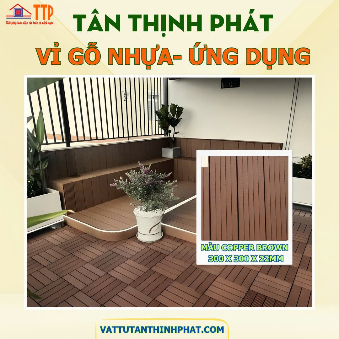 vỉ sàn gỗ nhựa ngoài trời vỉ sàn gỗ nhựa ngoài trời