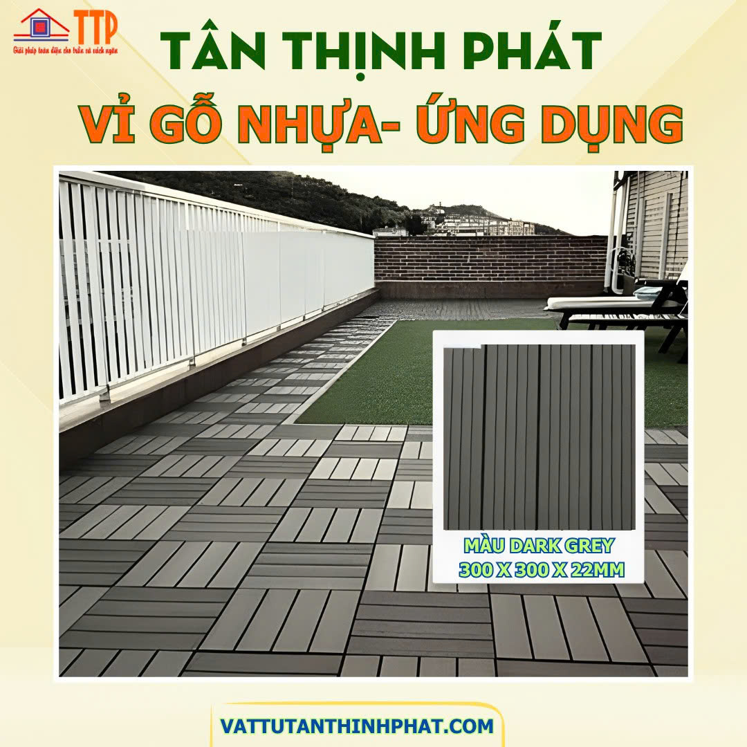 vỉ sàn gỗ nhựa ngoài trời vỉ sàn gỗ nhựa ngoài trời