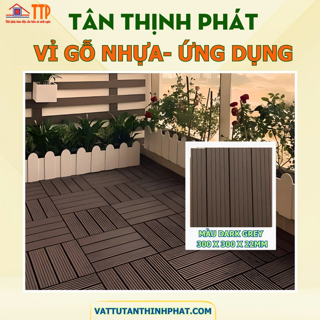 vỉ sàn gỗ nhựa ngoài trời vỉ sàn gỗ nhựa ngoài trời