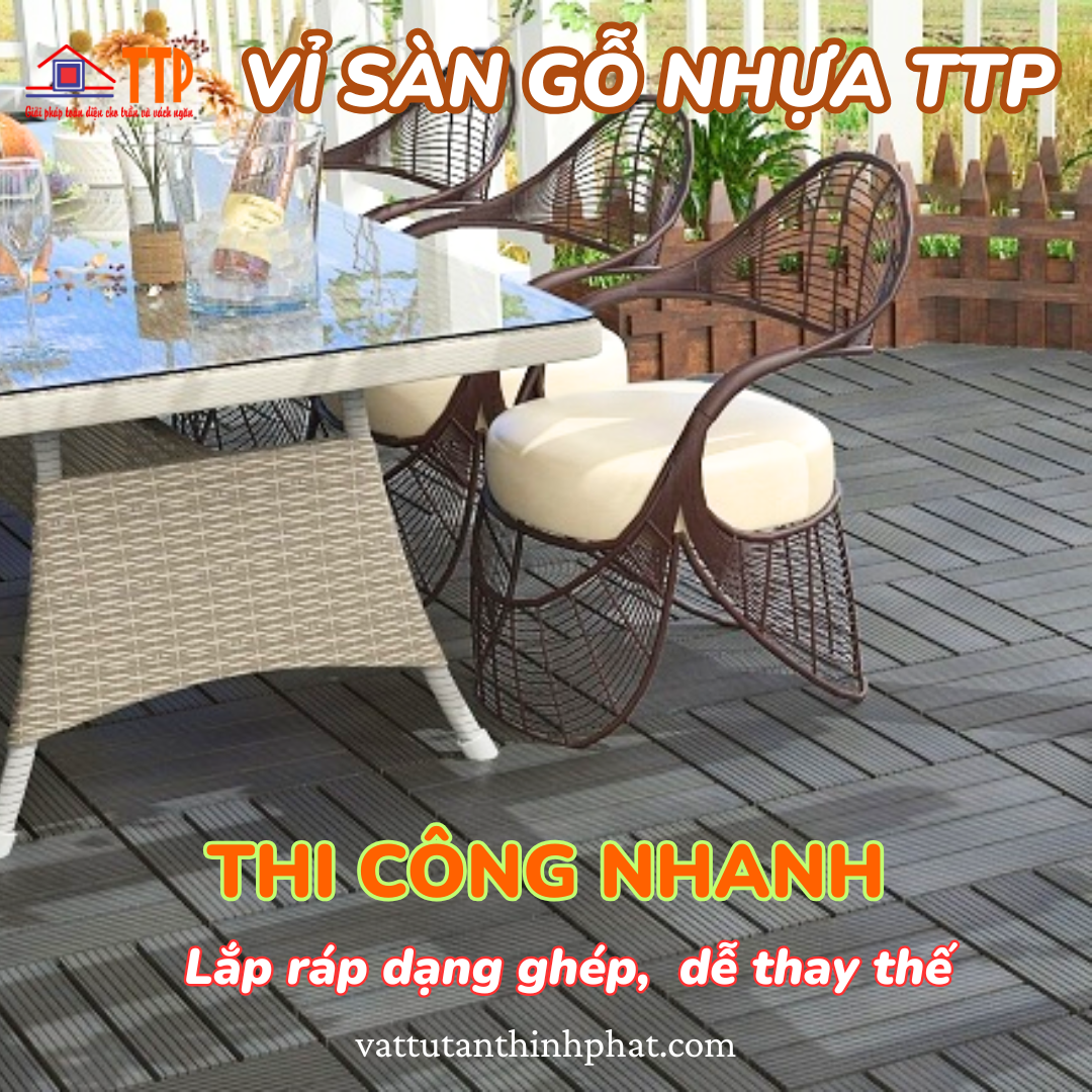 Vỉ sàn gỗ nhựa ngoài trời bà rịa vũng tàu Vỉ sàn gỗ nhựa ngoài trời bà rịa vũng tàu