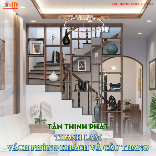 Thanh lam gỗ nhựa trang trí phòng khách Thanh lam gỗ nhựa trang trí phòng khách