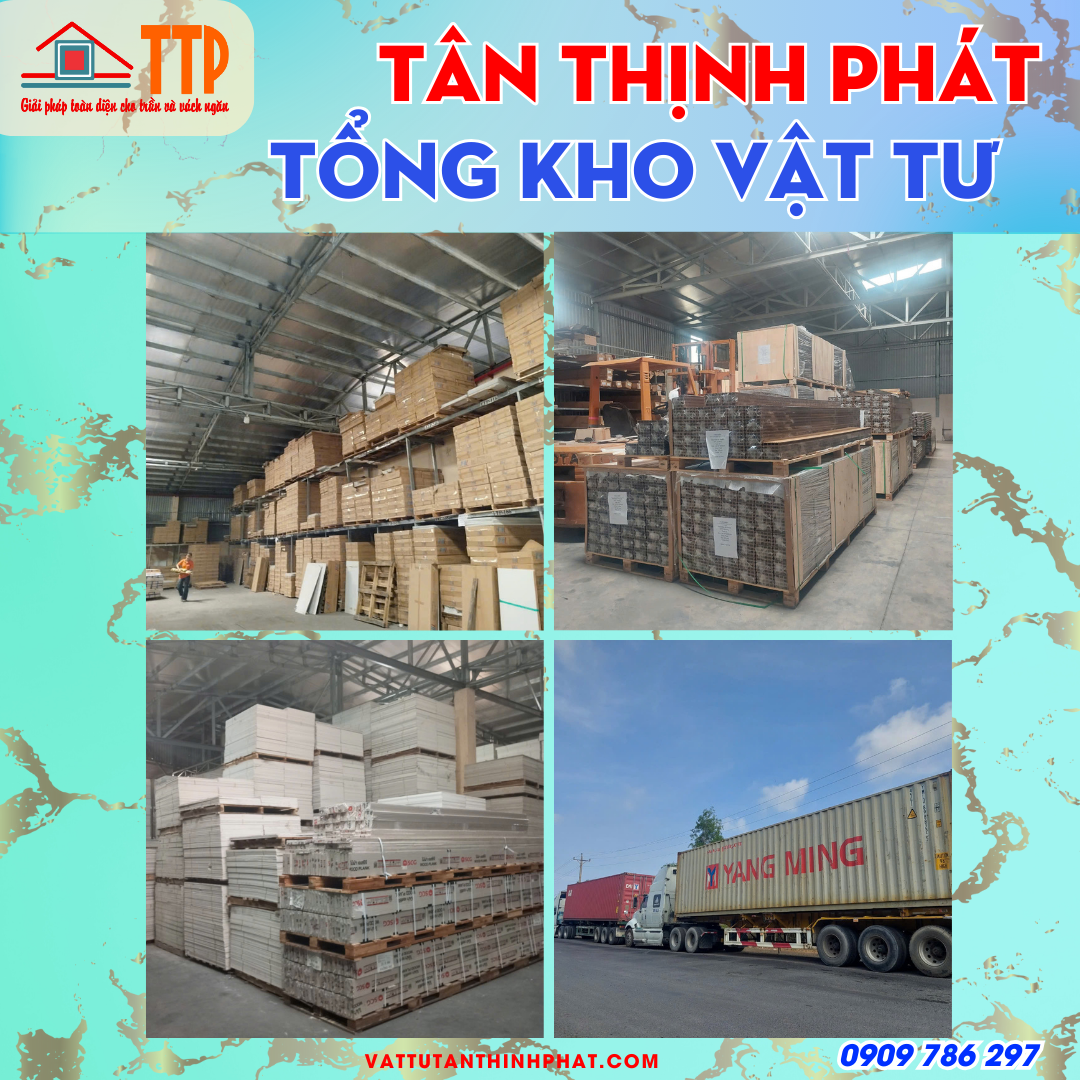 Tổng kho vật liệu xây dựng Bà Rịa Vũng Tàu Tân Thịnh Phát