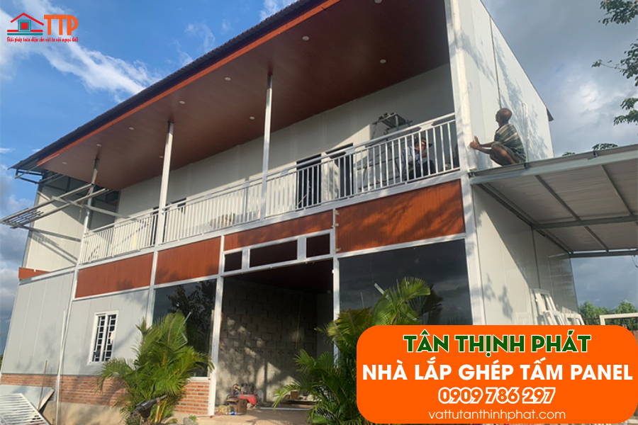 Nhà Lắp Ghép Tấm Panel Đẹp, Rẻ, Thi Công Nhanh Nhà Lắp Ghép Tấm Panel Đẹp, Rẻ, Thi Công Nhanh
