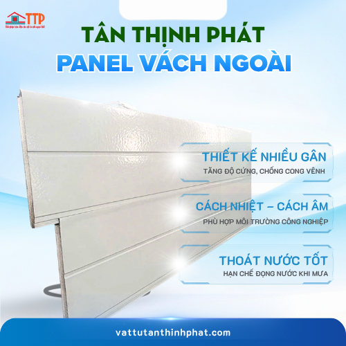 Tấm Panel vách ngoài mặt sần Bà Rịa Vũng Tàu