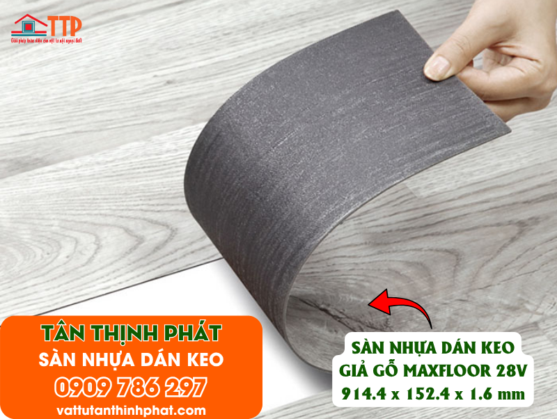 Tổng kho sàn nhựa dán keo Bà Rịa Vũng Tàu
