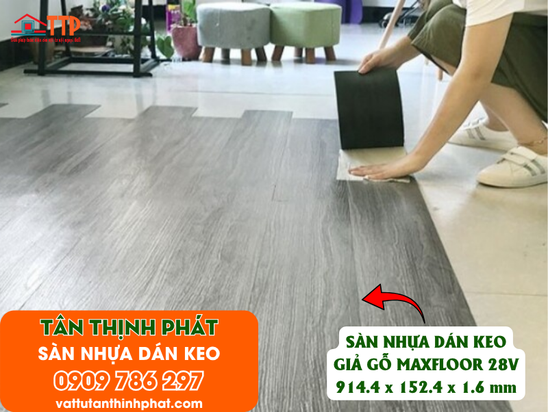 Tổng kho sàn nhựa dán keo Bà Rịa Vũng Tàu