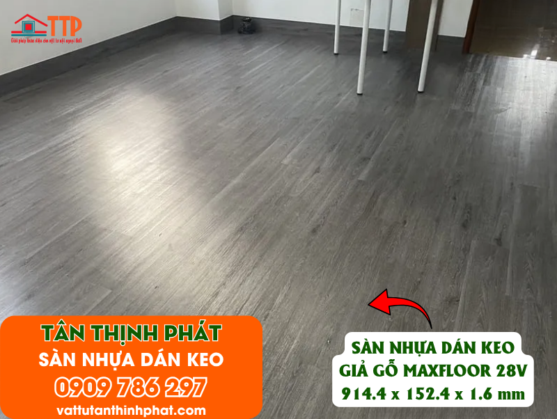 Tổng kho sàn nhựa dán keo Bà Rịa Vũng Tàu