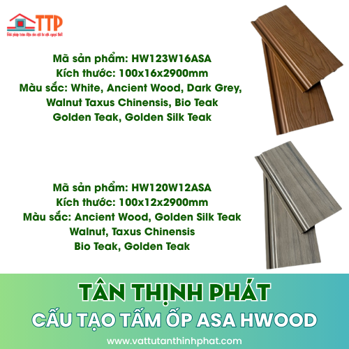 Tấm ốp gỗ nhựa phủ ASA Hwood trang trí ngoại thất Bà Rịa Vũng Tàu Tấm ốp gỗ nhựa phủ ASA Hwood trang trí ngoại thất Bà Rịa Vũng Tàu