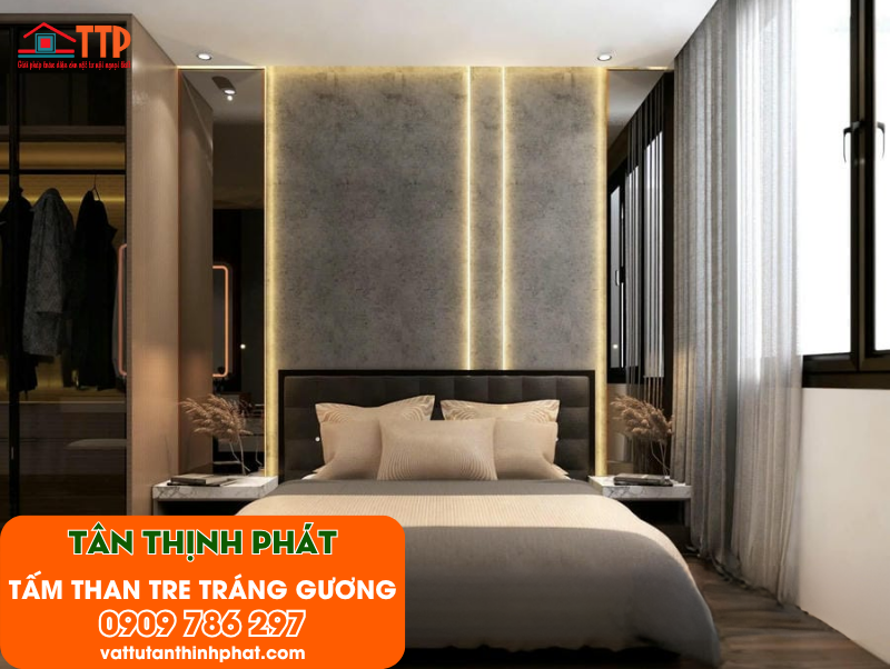 Tấm ốp than tre tráng gương: Vẻ đẹp đến từ sự khác biệt