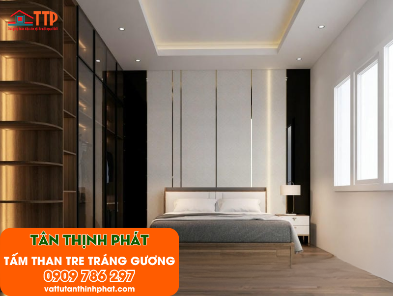 Tấm ốp than tre tráng gương: Vẻ đẹp đến từ sự khác biệt