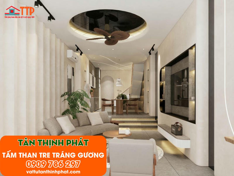 Tấm ốp than tre tráng gương: Vẻ đẹp đến từ sự khác biệt