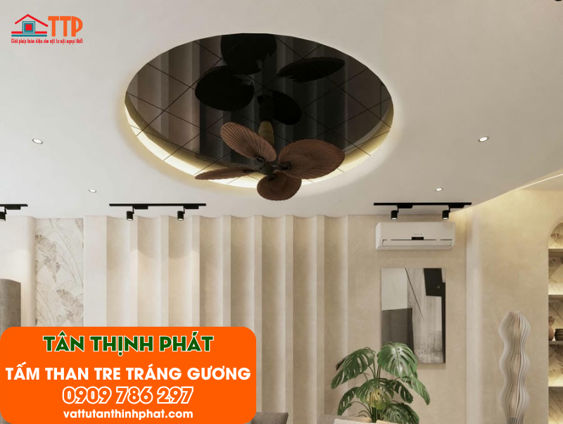 Tấm ốp than tre tráng gương: Vẻ đẹp đến từ sự khác biệt