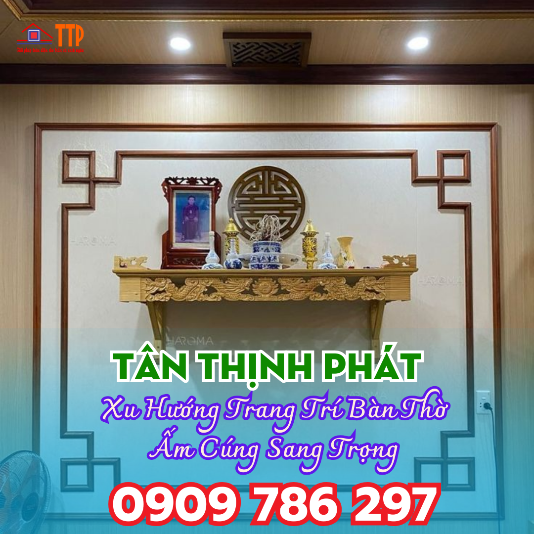 thi công bàn thờ bà rịa vũng tàu