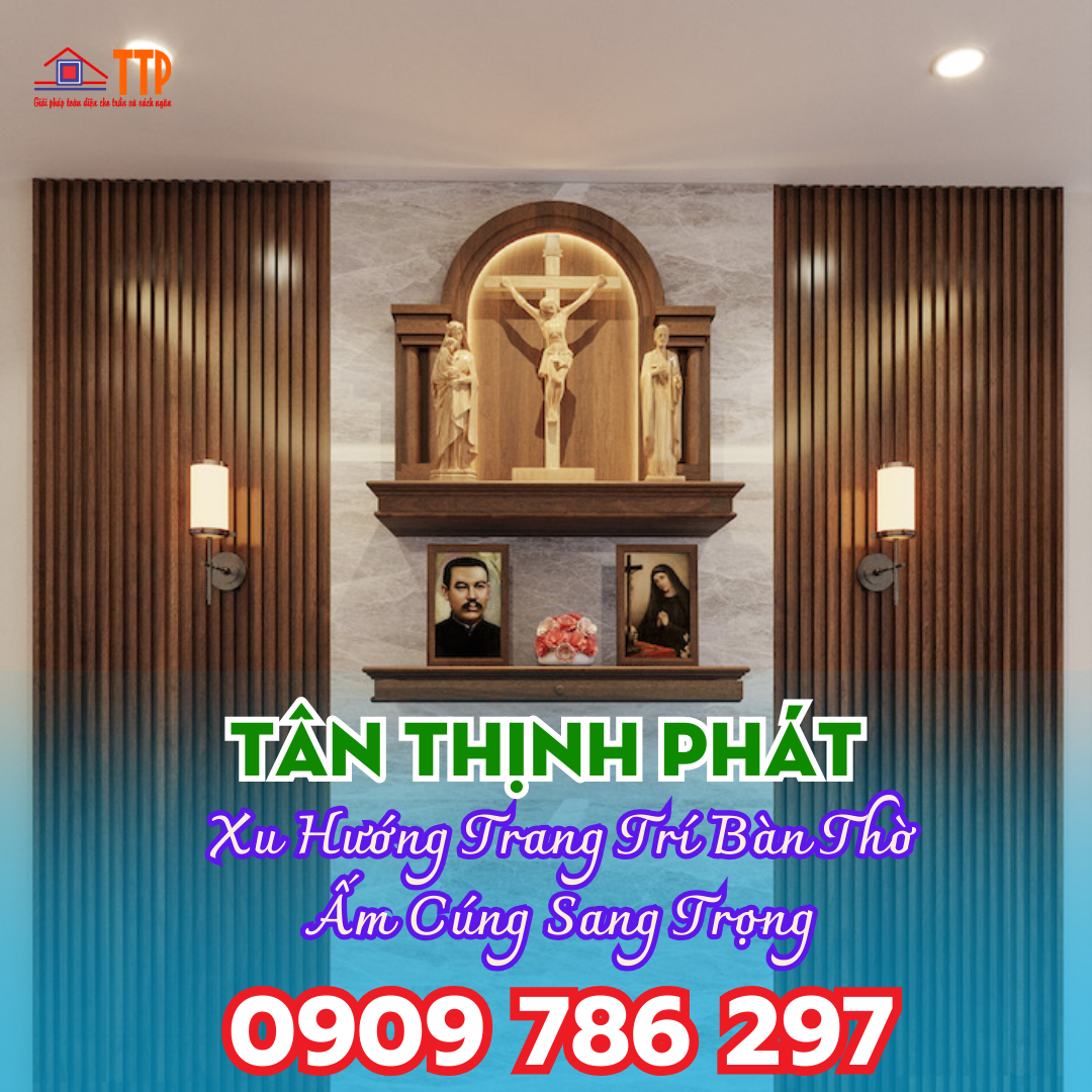 thi công bàn thờ bà rịa vũng tàu