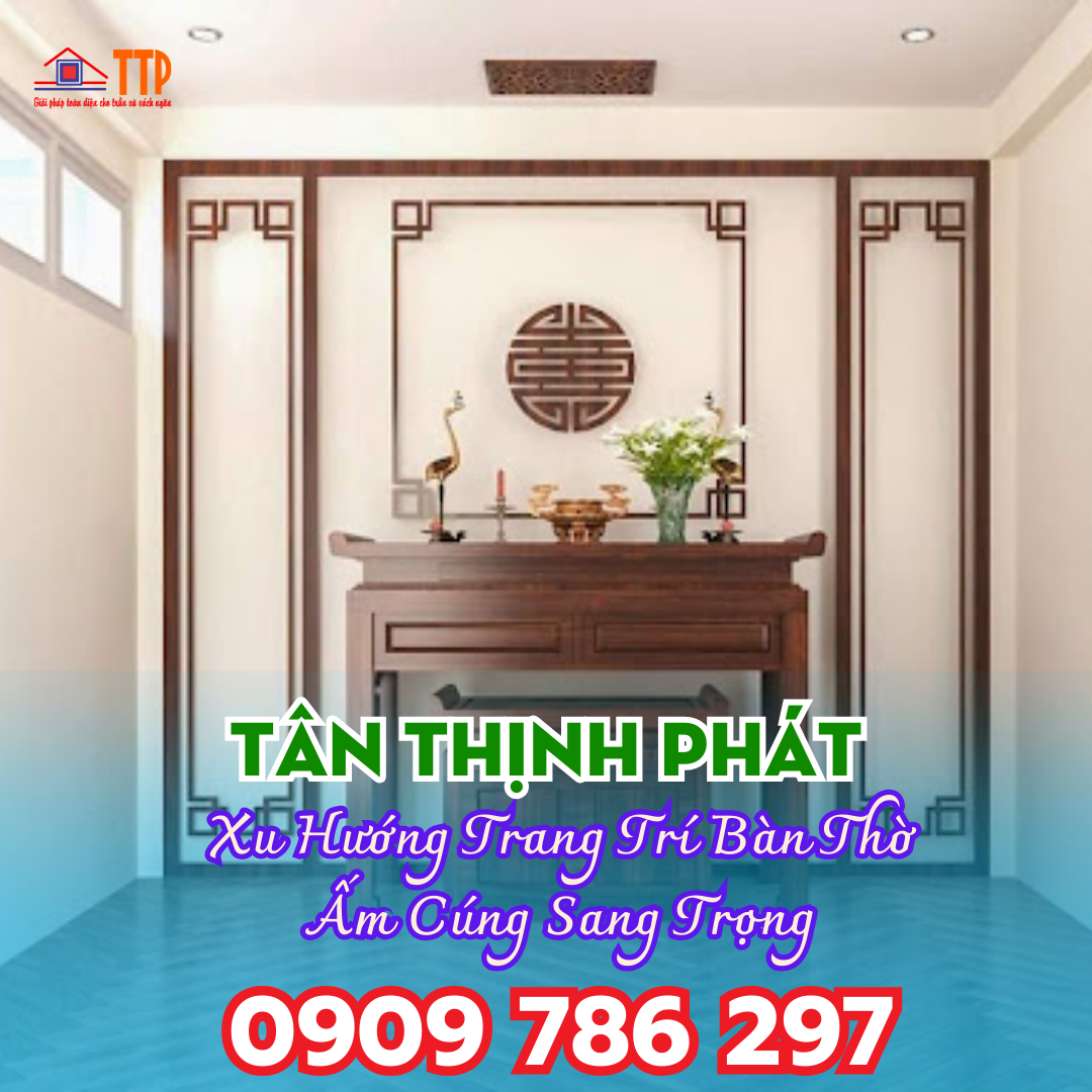 thi công bàn thờ bà rịa vũng tàu