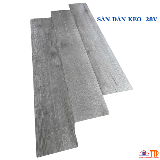 SÀN NHỰA DÁN KEO GIẢ GỖ MAXFLOOR 28V