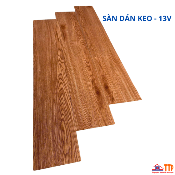 SÀN NHỰA DÁN KEO GIẢ GỖ MAXFLOOR 13V