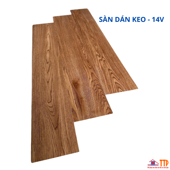SÀN NHỰA DÁN KEO GIẢ GỖ MAXFLOOR 14V