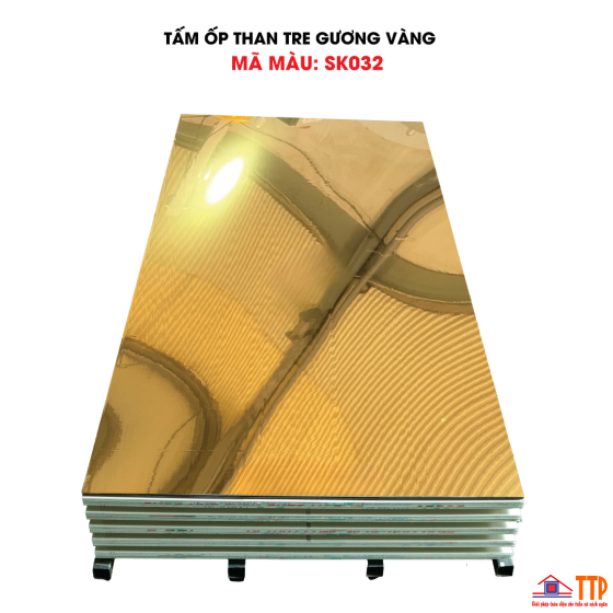 TẤM ỐP THAN TRE GƯƠNG VÀNG SK032