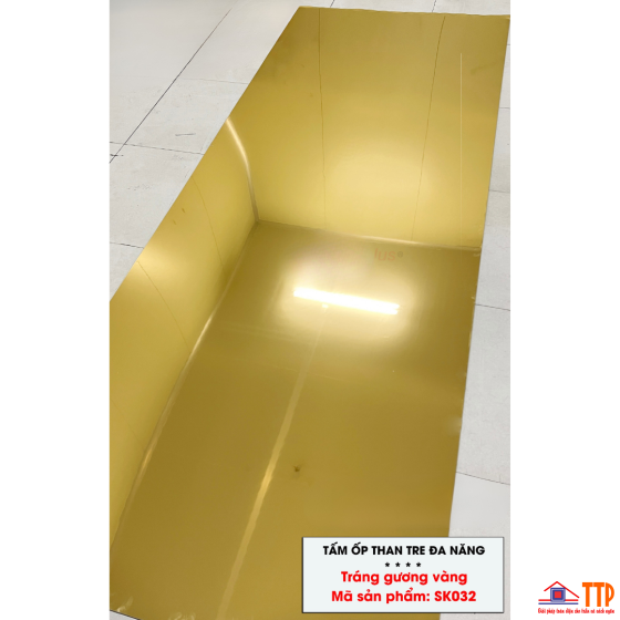 TẤM ỐP THAN TRE GƯƠNG VÀNG SK032