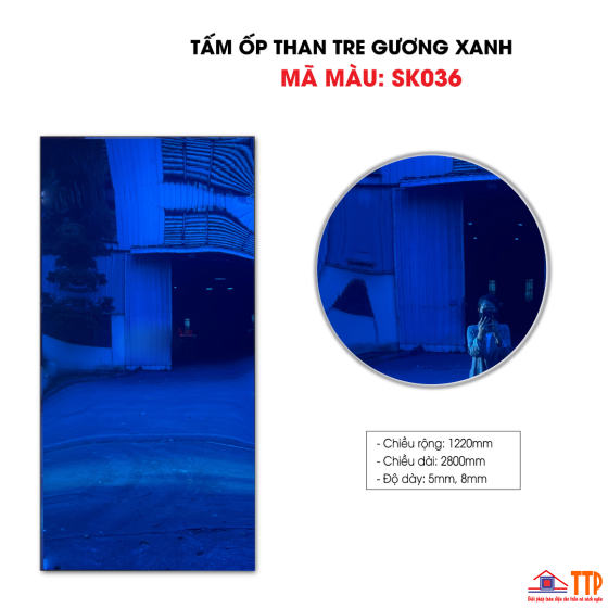 TẤM ỐP THAN TRE GƯƠNG XANH SK036