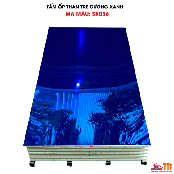 TẤM ỐP THAN TRE GƯƠNG XANH SK036