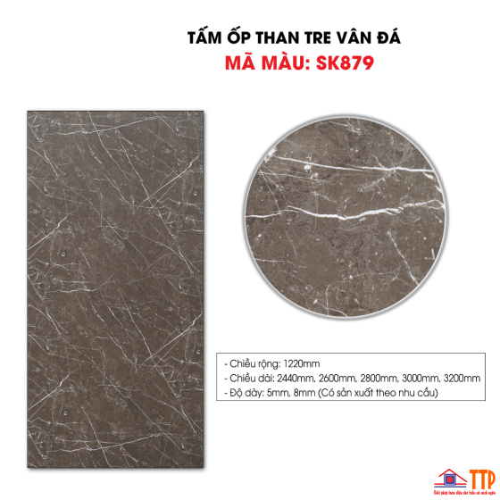 TẤM ỐP THAN TRE VÂN ĐÁ SK879
