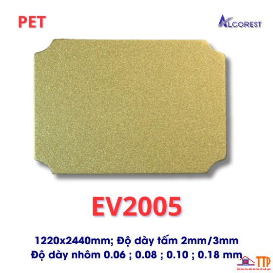 Alu Alcorest trong nhà PET EV2005 màu nhũ đồng