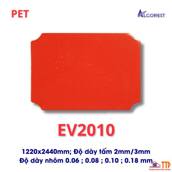 Alu Alcorest trong nhà PET EV2010 màu đỏ