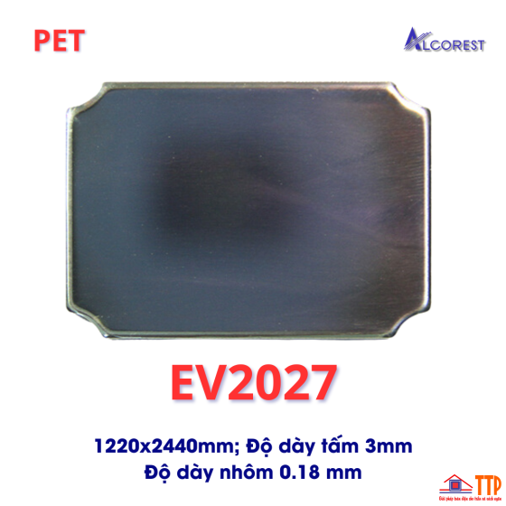 Alu Alcorest trong nhà PET EV2029 màu gương đen