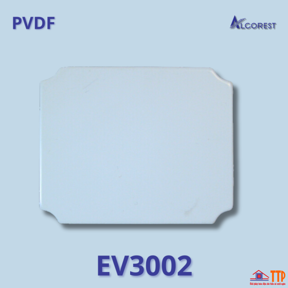 Alu Alcorest ngoài trời PVDF EV3002 màu trắng sữa