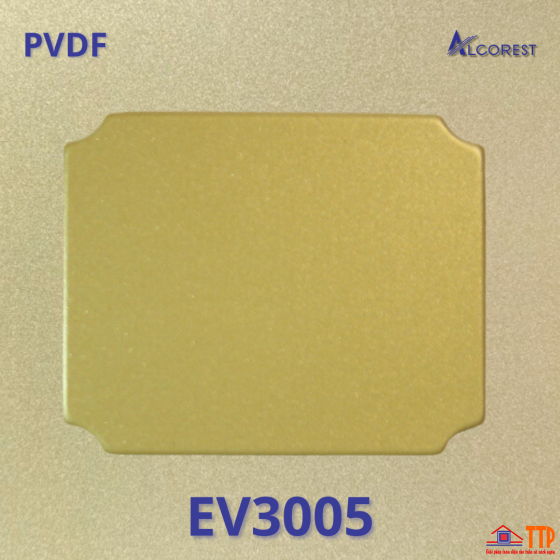 Alu Alcorest ngoài trời PVDF EV3005 màu nhủ đồng
