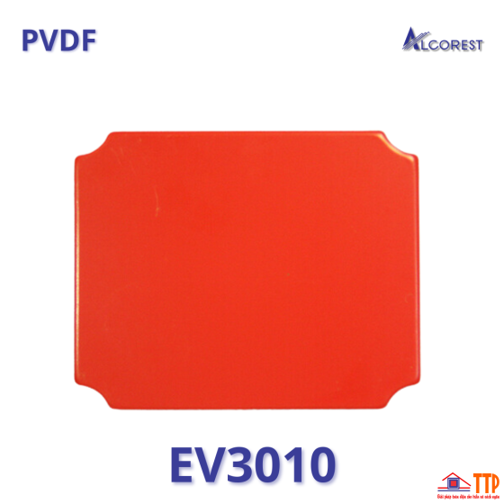 Alu Alcorest ngoài trời PVDF EV3010 màu đỏ