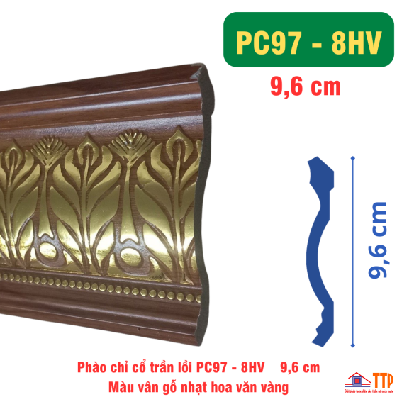 PHÀO CỔ TRẦN  LỒI 9.6 cm PC97 - 8HV