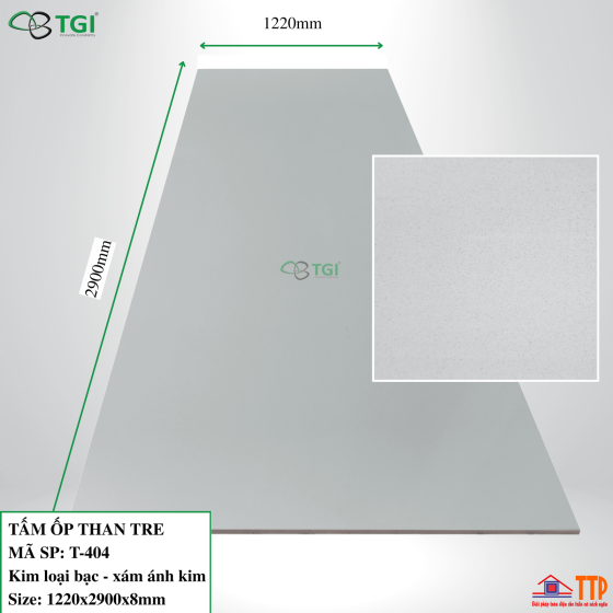 Tấm Ốp Than Tre 8mm Mã T-404