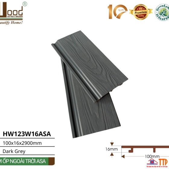 Tấm ốp ngoài trời HW123W16ASA